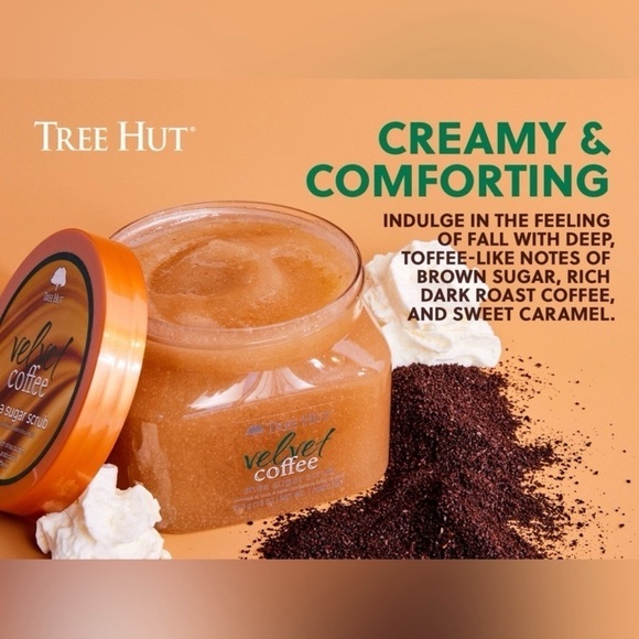 Tree Hut Shea Sugar Scrub Velvet Coffee Nwt - Picture 2 of 10